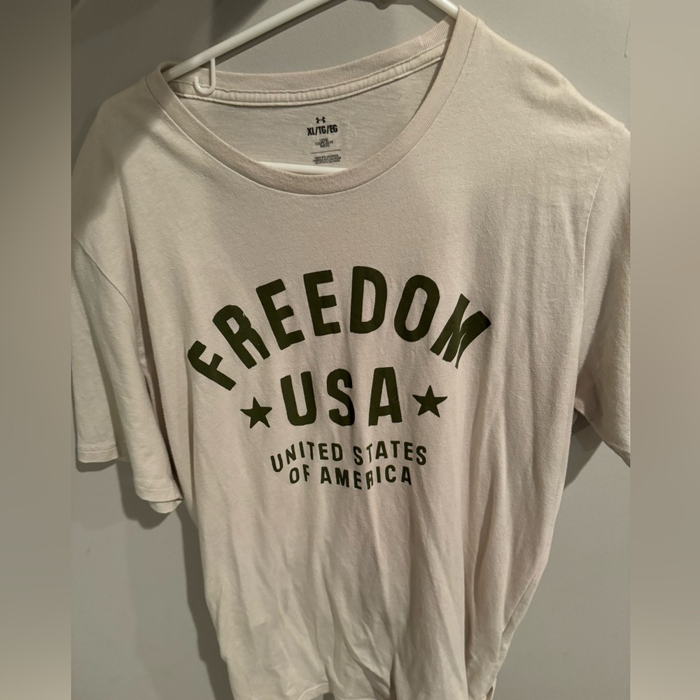 Under armour freedom USA patriotic t shirt